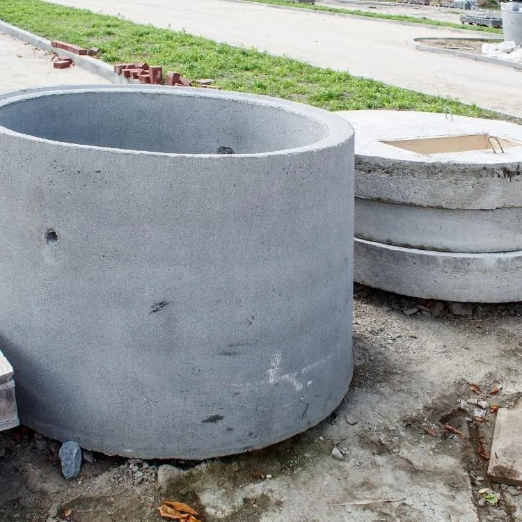 Betonringe für den Schachtbrunnen – WPS