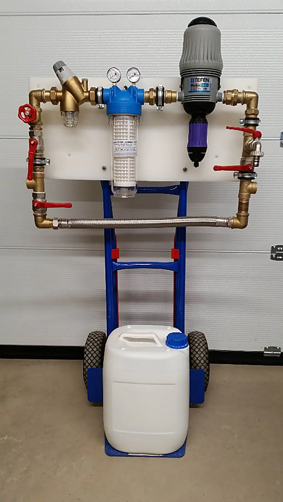 Mobile Desinfektionsanlage von Willinger Pumpsysteme